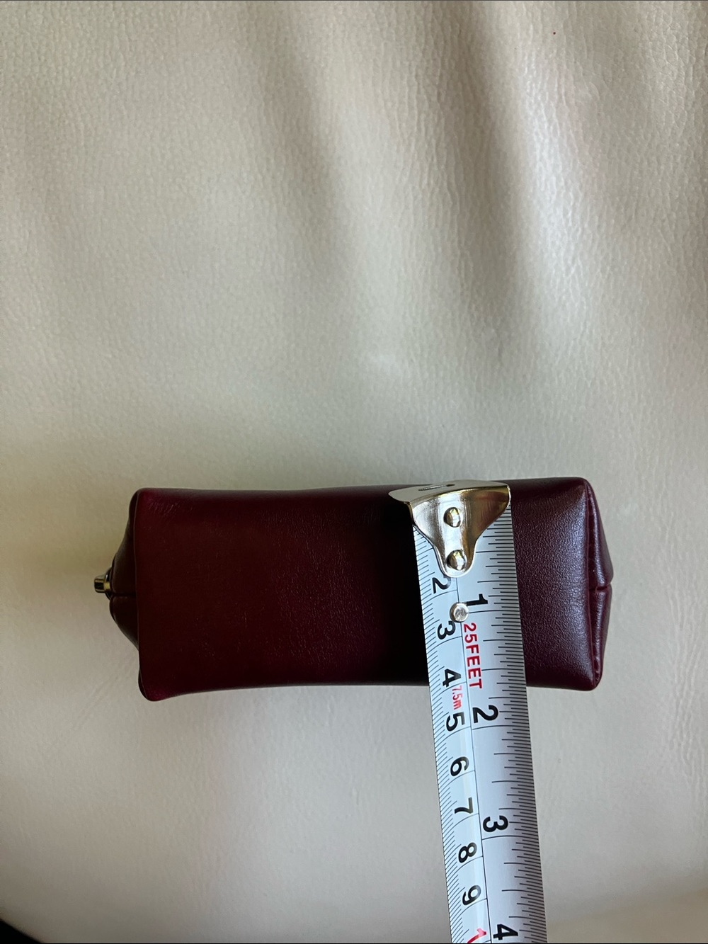 Small maroon, Tumi pouch, change purse, Case! - Picture 8 of 8